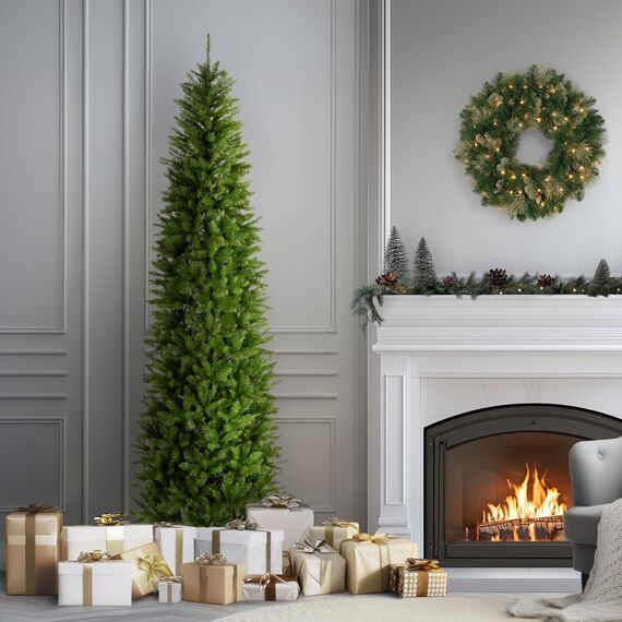 National Tree Company Kingswood Künstlicher Weihnachtsbaum mit Ständer, 2,7 m, 2,1 m, 2,2 m