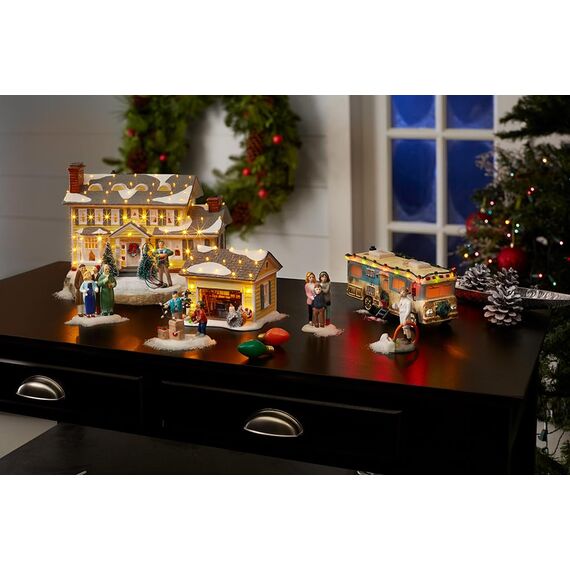 Department 56 National Lampoon Christmas Vacation The Griswold Ferienhaus, Mehrfarbig, 19 cm