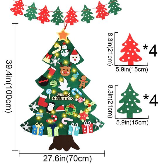 LUFENG Filz Weihnachtsbaum