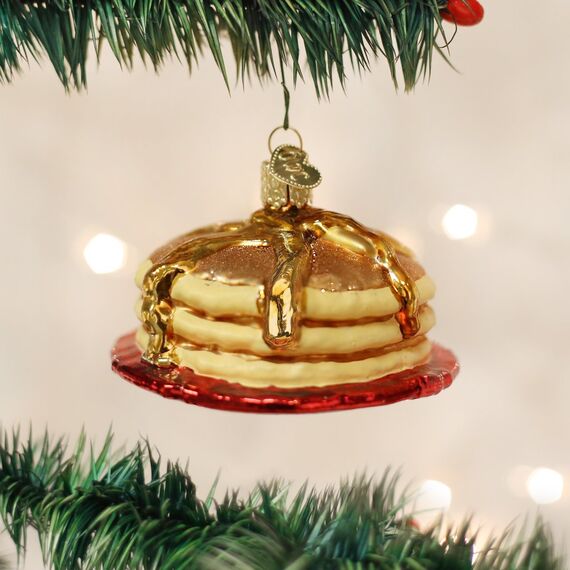Old World Weihnachten kurz Stack Glas geblasen Ornament