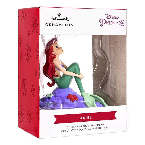 Hallmark Disney Die kleine Meerjungfrau Arielle auf Felsen Weihnachten Ornament