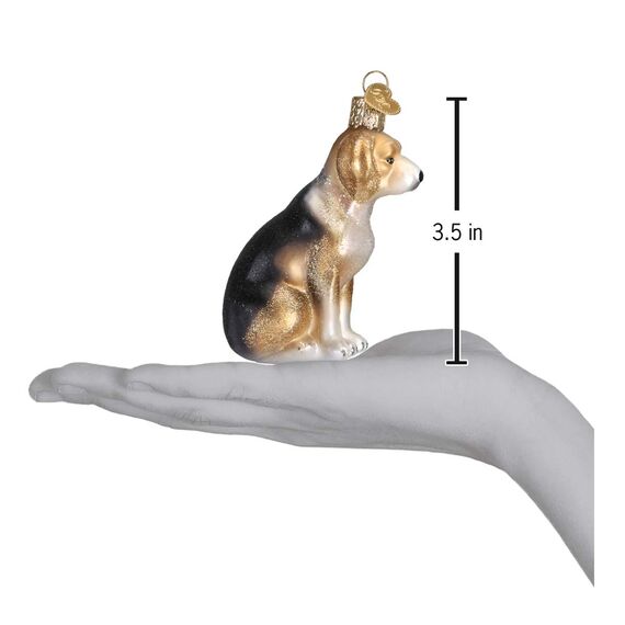Old World Christmas Christbaumschmuck: Hunde-Kollektion, Glasornamente für Weihnachtsbaum Beagle 3.250 Mehrfarbig