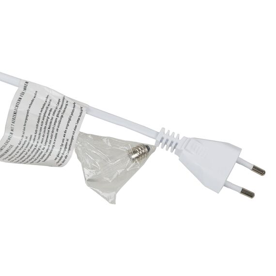 Idena 8582088 - LED Adventsleuchter mit 7 LED Kerzenlichtern in Warmweiß, Schwibbogen aus naturfarbenem Holz, mit Ersatzlampe und Schalter, Deko für Innen, als Winter-, Advents- und Weihnachtsdeko