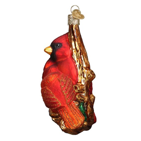Old World Christmas Kardinäle 4.500 rot - Weihnachtsornament - Glas - Hängend - Weihnachtsschmuck
