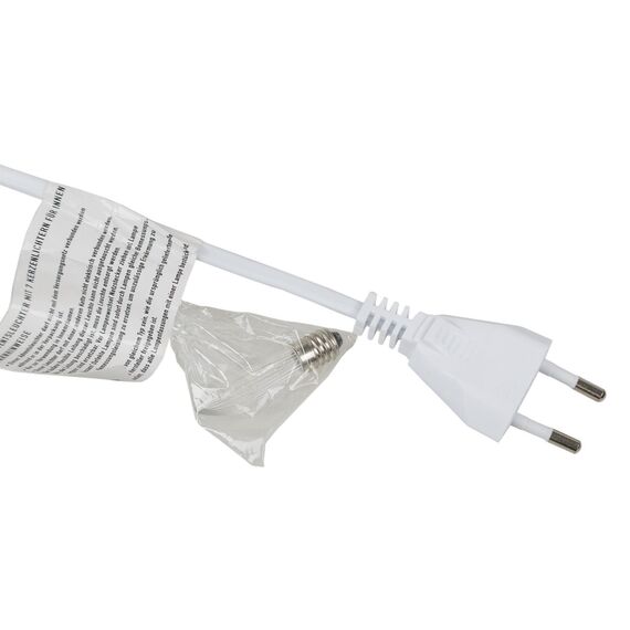 Idena 8582088 - LED Adventsleuchter mit 7 LED Kerzenlichtern in Warmweiß, Schwibbogen aus naturfarbenem Holz, mit Ersatzlampe und Schalter, Deko für Innen, als Winter-, Advents- und Weihnachtsdeko
