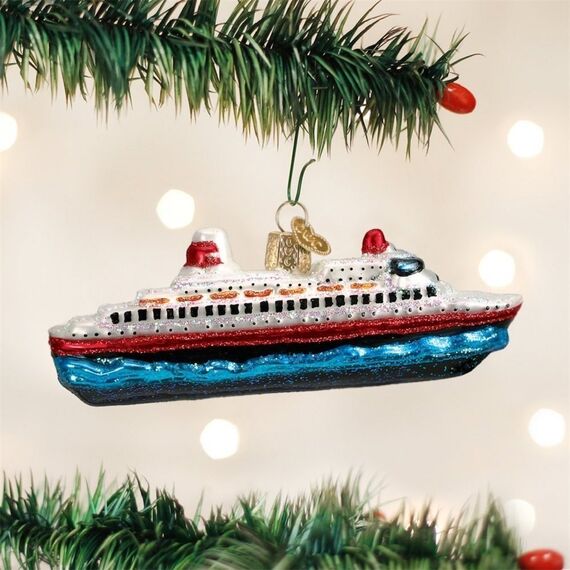 Old World Christmas Ornament: Christbaumschmuck aus Glas mit Städten, Orten und Sehenswürdigkeiten für den Weihnachtsbaum Standard Multi