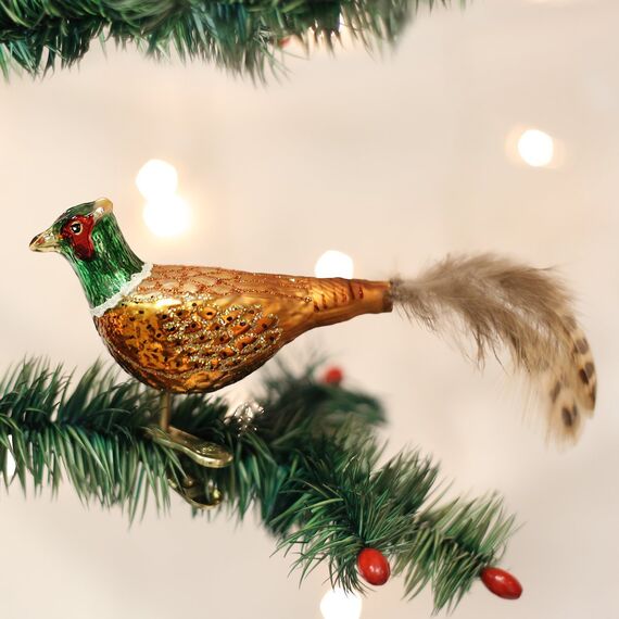 Old World Christmas Fasan 2.000 merhfarbig