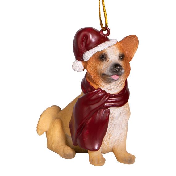 Design Toscano Christmas Ornaments, Weihnachten Welsh Corgi Ferienhundeornamente