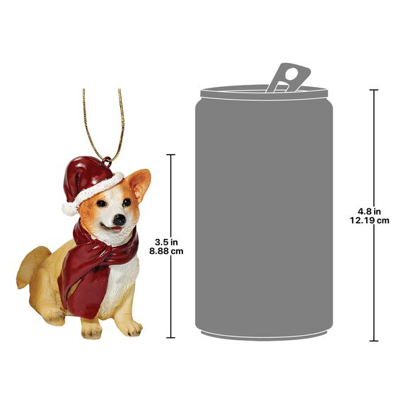 Design Toscano Christmas Ornaments, Weihnachten Welsh Corgi Ferienhundeornamente