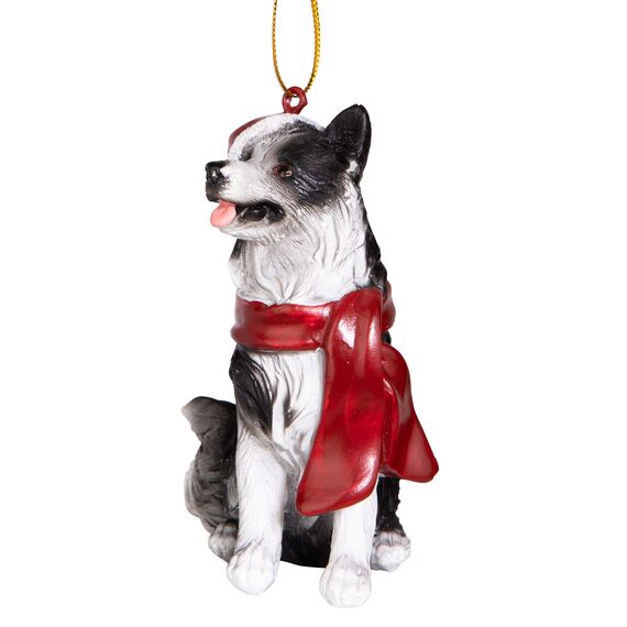 Design Toscano JH576302 Weihnachtsbaumschmuck, Motiv: Boston Terrier