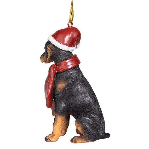 Design Toscano Christmas Ornaments, Weihnachtsdobermann Feiertags-Hundeornamente