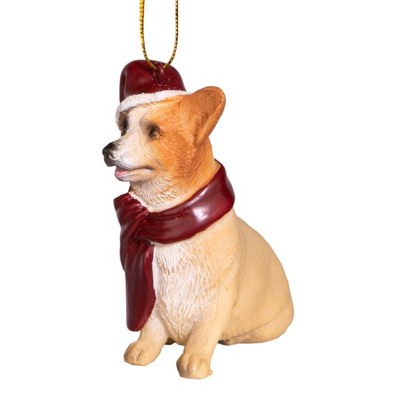 Design Toscano Christmas Ornaments, Weihnachten Welsh Corgi Ferienhundeornamente