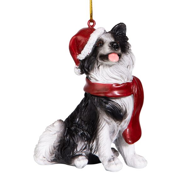 Design Toscano JH576302 Weihnachtsbaumschmuck, Motiv: Boston Terrier