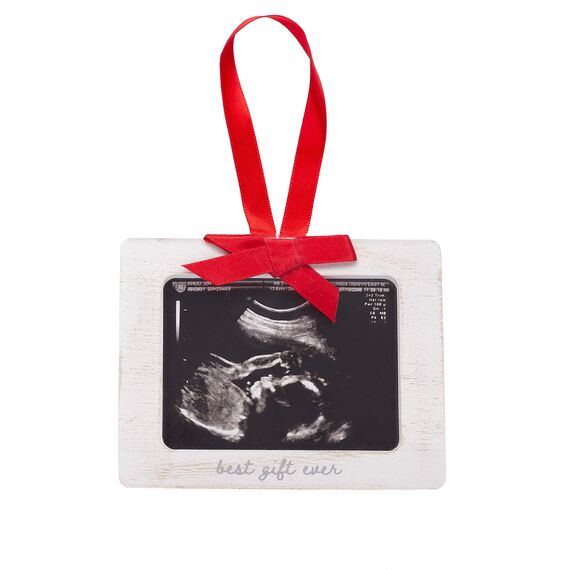 Pearhead Special Delivery Sonogram Christmas Ornament, Pregnancy Announcement Keepsake, Holiday Keepsake for Expecting Mothers, Gender-Neutral Baby Holiday Décor