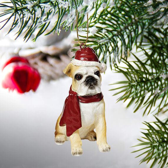 Ornamente - Xmas Bulldog Ferienhundeornamente