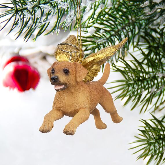 Christbaumschmuck - Ehren Die Pooch Golden Retriever Feiertags-Engels-Hundeornamente
