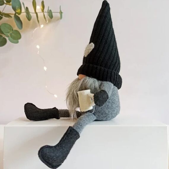 JstDoit Gonk Zwerge aus Plüsch, Bar-Dekoration, handgefertigt, schwedische Tomte-Zwerge, Geschenke, Bauernhaus, skandinavische Figur für Zuhause, Küche, Kaffeestation, Tisch, Regal-Dekoration,