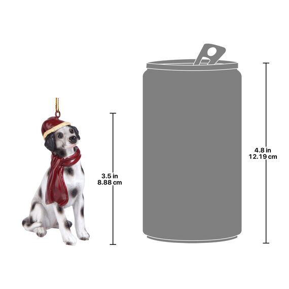 Design Toscano Christmas Ornaments, Weihnachten dalmatinischen Ferienhundeornamente