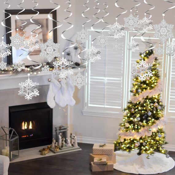 MVP DEC SWIRL SNOWFLAKE HANGIG