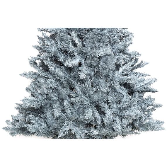 Künstlicher Deluxe-Weihnachtsbaum, 1,2 m, frostig, grün, buschig, kaiserliche Kiefer, aufklappbare Äste, 308 Bleistiftspitzen, mit Metallständer, Weihnachtsdekoration