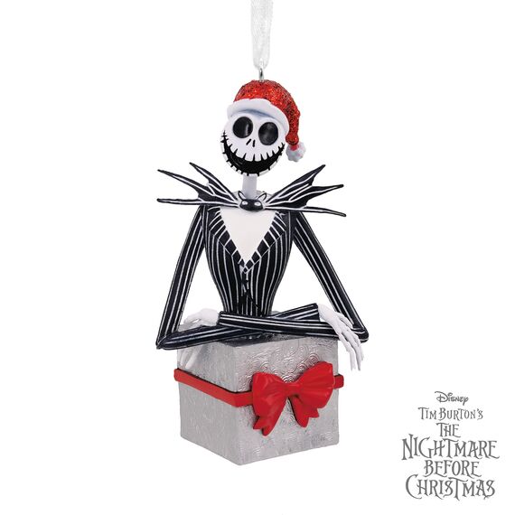 Hallmark Jack Skellington in Geschenkverpackung Weihnachtsbaumschmuck Halloween