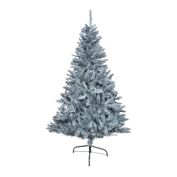 Künstlicher Deluxe-Weihnachtsbaum, 1,2 m, frostig, grün, buschig, kaiserliche Kiefer, aufklappbare Äste, 308 Bleistiftspitzen, mit Metallständer, Weihnachtsdekoration