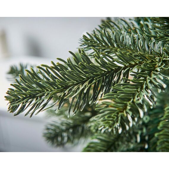 WeRChristmas Nordmann Tanne Weihnachtsbaum, Kunststoff, grün, 6 ft/1,8 M, Plastik, grün, 8 feet/2.4 m