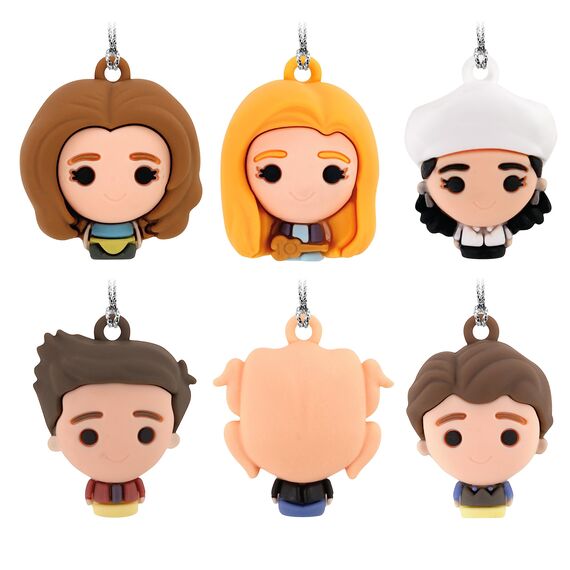 Hallmark Miniatur Freunde Weihnachtsschmuck 6er Set Mini Ornamente für Weihnachtsbaum