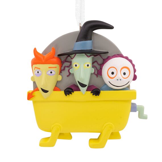 Hallmark Disney Tim Burton's The Nightmare Before Christmas Lock, Shock and Barrel Weihnachtsdekoration, 1,6 x 7,6 x 7,6 cm