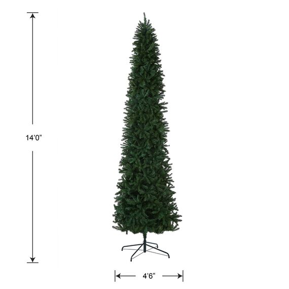 National Tree Company Künstlicher Weihnachtsbaum mit Ständer Kingswood Tanne, schmal, 4,3 m, 4,3 m