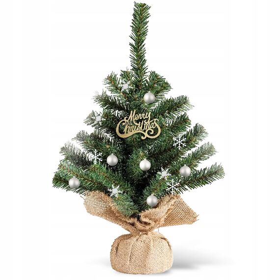 Künstlicher Weihnachtsbaum Mini Jutegehäuse 45cm