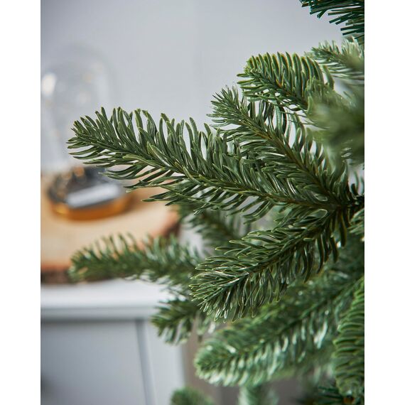WeRChristmas Nordmann Tanne Weihnachtsbaum, Kunststoff, grün, 6 ft/1,8 M, Plastik, grün, 7 feet/2.1 m