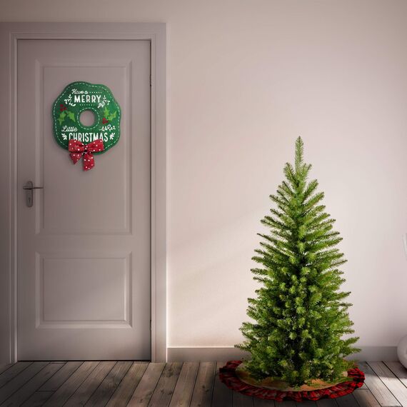 National Tree Company Künstlicher Weihnachtsbaum mit Ständer, Kingswood Tanne, Bleistift, 2,7 m, 1,2 m