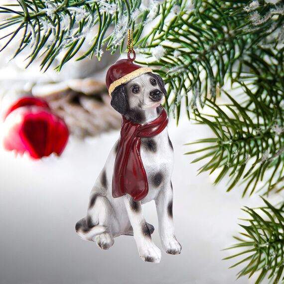 Design Toscano Christmas Ornaments, Weihnachten dalmatinischen Ferienhundeornamente