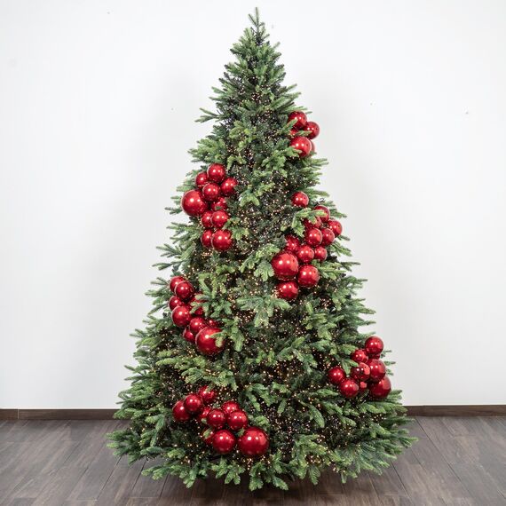 Giulia Grillo Weihnachtsbaum Künstlich 150 cm – Premium Real Touch PE/PVC, 1228 Dichte Zweige, Naturgetreu & Langlebig, Leicht Aufzubauen, Grün