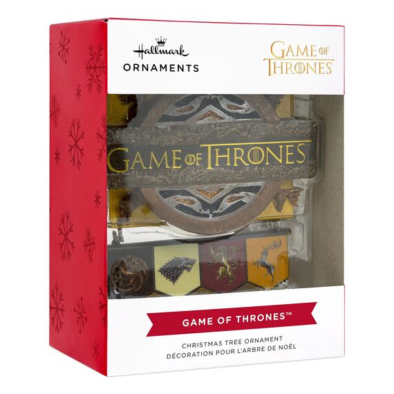 Hallmark Game of Thrones Weihnachtsschmuck, Haus Targaryen, Stark, Lannister und Baratheon