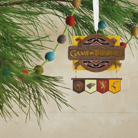Hallmark Game of Thrones Weihnachtsschmuck, Haus Targaryen, Stark, Lannister und Baratheon