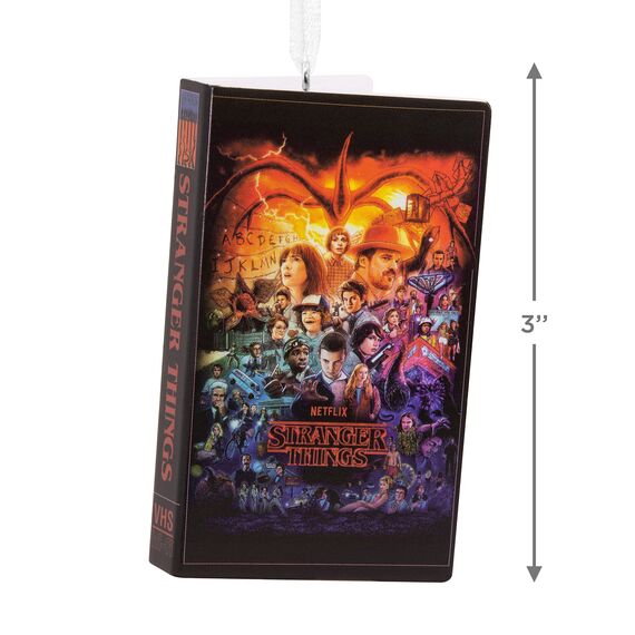 Hallmark Netflix Stranger Things TV Show Retro Video Kassette Fall Kunststoff Weihnachten Ornament