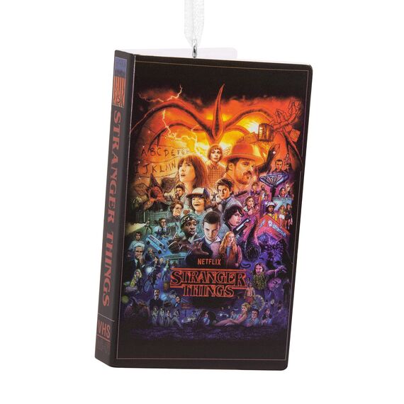 Hallmark Netflix Stranger Things TV Show Retro Video Kassette Fall Kunststoff Weihnachten Ornament