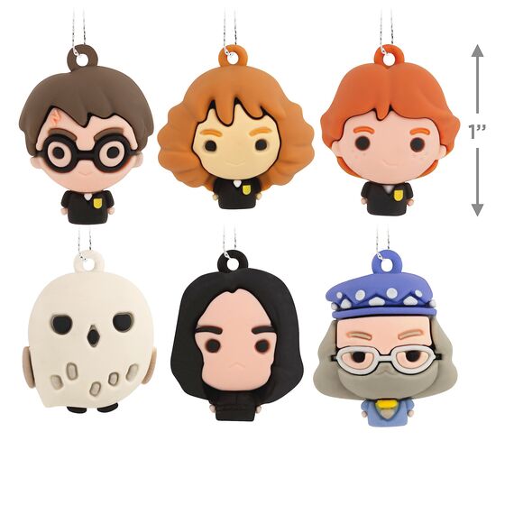 Hallmark Harry Potter und Freunde Miniatur-Weihnachtsschmuck, 6 Stück (0002HCM9230)