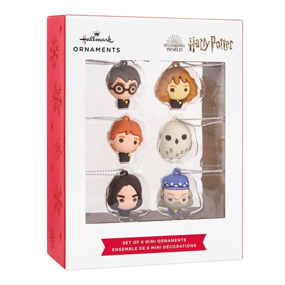 Hallmark Harry Potter und Freunde Miniatur-Weihnachtsschmuck, 6 Stück (0002HCM9230)