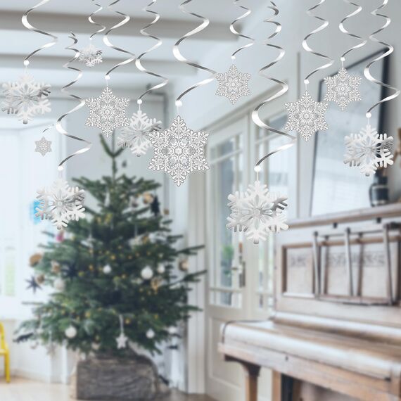 MVP DEC SWIRL SNOWFLAKE HANGIG