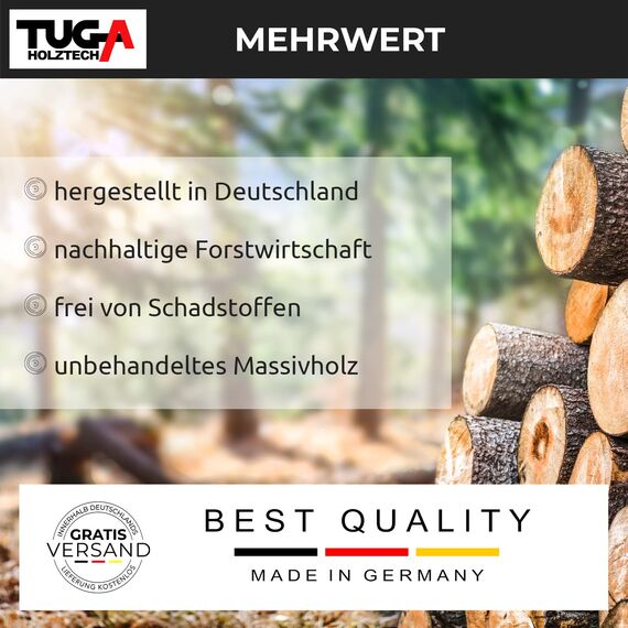 TUGA - Holztech Rollrost Lattenrost 180 x 220cm (90x220 2X) 29mm 500kg stabilster Bettrost Rolllattenrost