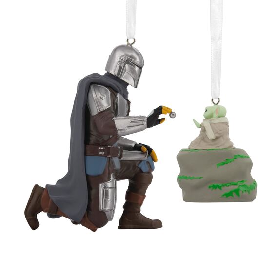 Hallmark Star Wars The Mandalorian und Grogu Weihnachtsbaumschmuck 2er Set May The 4