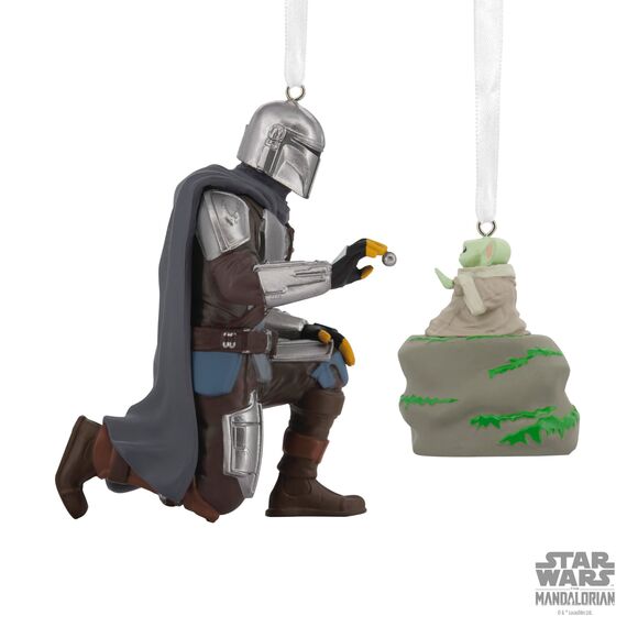 Hallmark Star Wars The Mandalorian und Grogu Weihnachtsbaumschmuck 2er Set May The 4