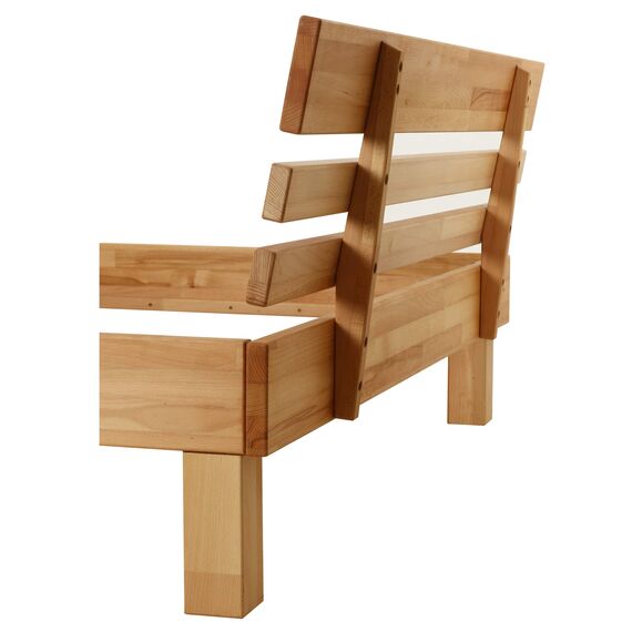 Krok Wood Massivholzbett Julia in Buche 120x220 cm