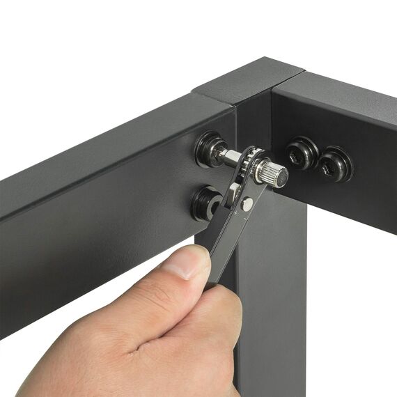 Zinus Suzanne 18 cm Bettrahmen aus Metall und Holz | Massivholz & Stahlkonstruktion | Holzlattenunterstützung | Für Erwachsene, Kinder, Jugendliche | Einfache Montage | 90 x 200 cm | Kastanienbraun