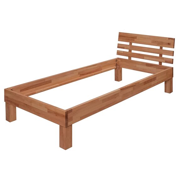 Krok Wood Massivholzbett Julia in Buche 120x200 cm