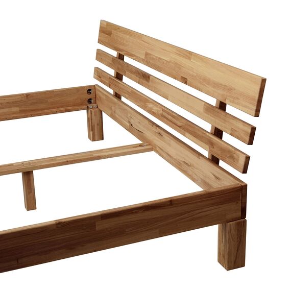 Krok Wood Massivholzbett Julia in Eiche (140 x 200 cm)