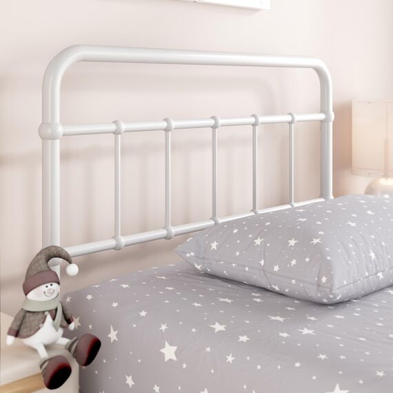 Zinus Florence Bett 90x200 cm - Höhe 30 cm mit Unterbettstauraum - Metall-Plattformbettrahmen mit Kopfteil und Fußteil - Schwarz